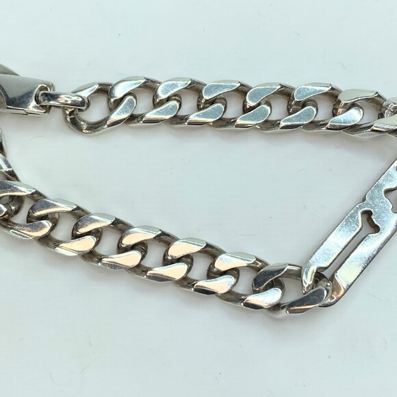 GUCCI Infinity Knot Chain Bracelet sterling Silver 925 7" 24.5g JR81 - Picture 4 of 6